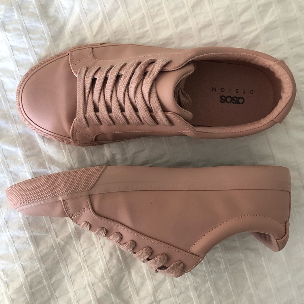 Asos pink sneakers